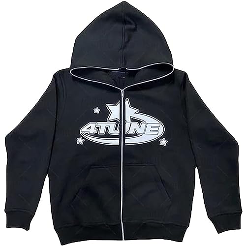 Amazon.com: Sunwittafy Y2k Hoodie Men Women Full Zip Up Star